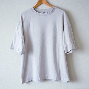 *SOLD* UNIQLO U Airism T-shirt Gray/Beige Size XXL